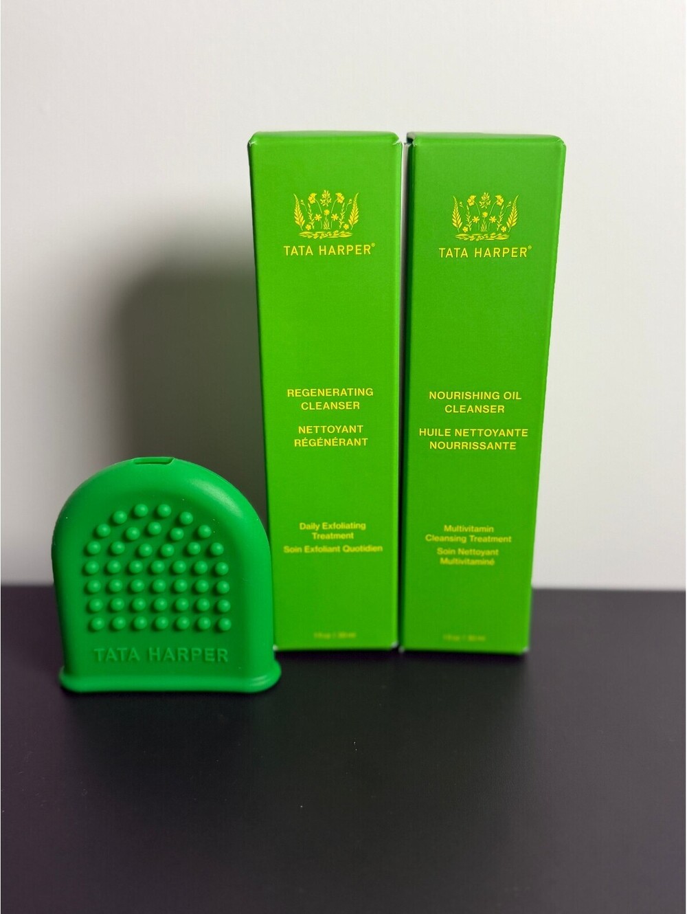 Tata Harper Regenerating + Nourishing Oil Cleanser & Silicone Cleansing Glove